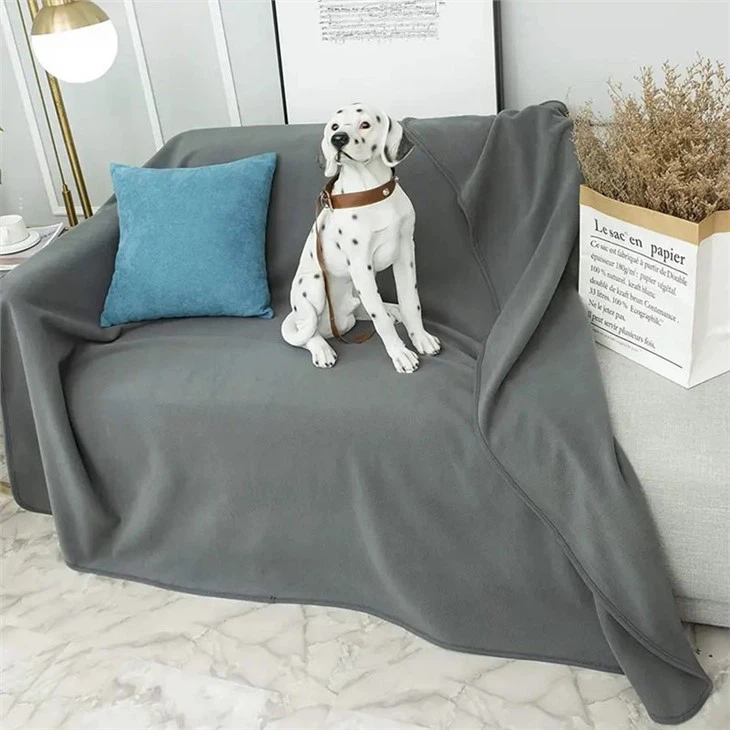 Customized 100% Polyester Polar Fleece Blanket