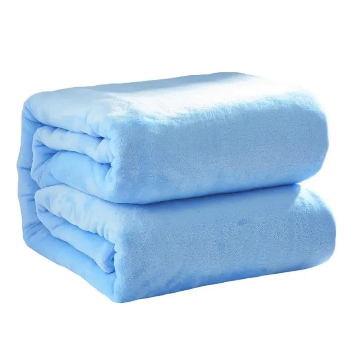 blue sherpa blanket