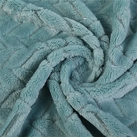 কম্বল জন্য Jacquard ফ্ল্যানেল ফ্লিস ফ্যাব্রিক