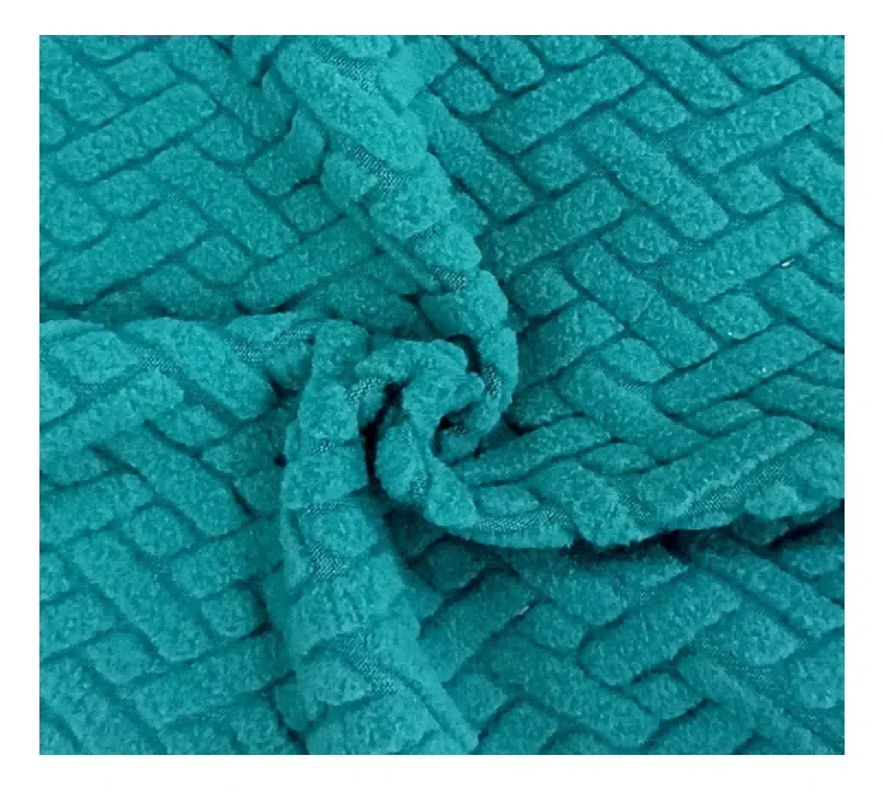 Jacquard পোলার ফ্লিস ড্রপ-সুই ফ্যাব্রিক পোলার ফ্লিস
