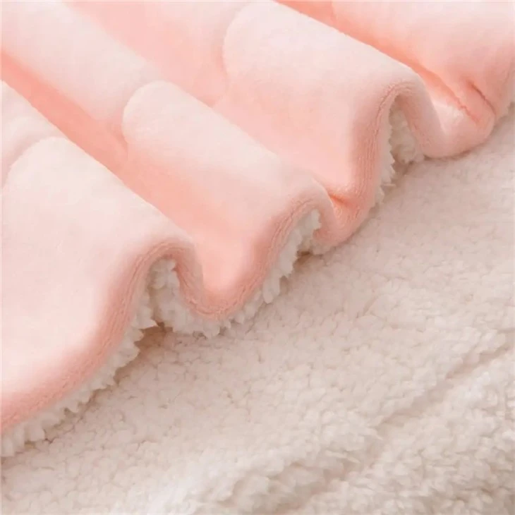 China Sherpa Baby Swaddle Blanket
